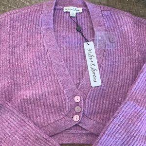 NWT For Love and Lemons cropped sweater